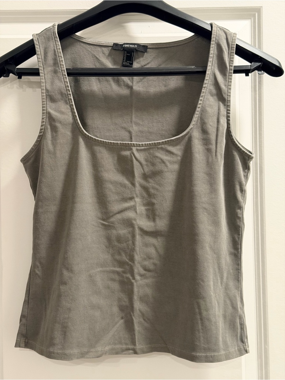 Forever 21 Olive Green Scoop Neck Tank